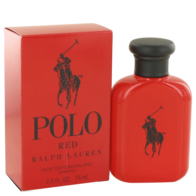Ralph Lauren Polo Red Eau de Toilette, Cologne for Men, 2.5 Oz