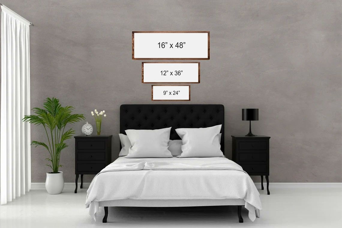Give it to God and go to Sleep sign-master bedroom