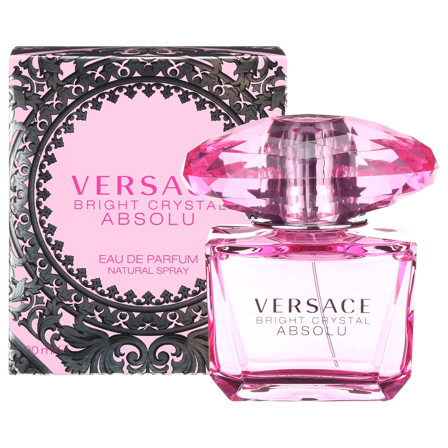 Versace Bright Crystal Absolu Eau De Perfume for Women, 3 oz