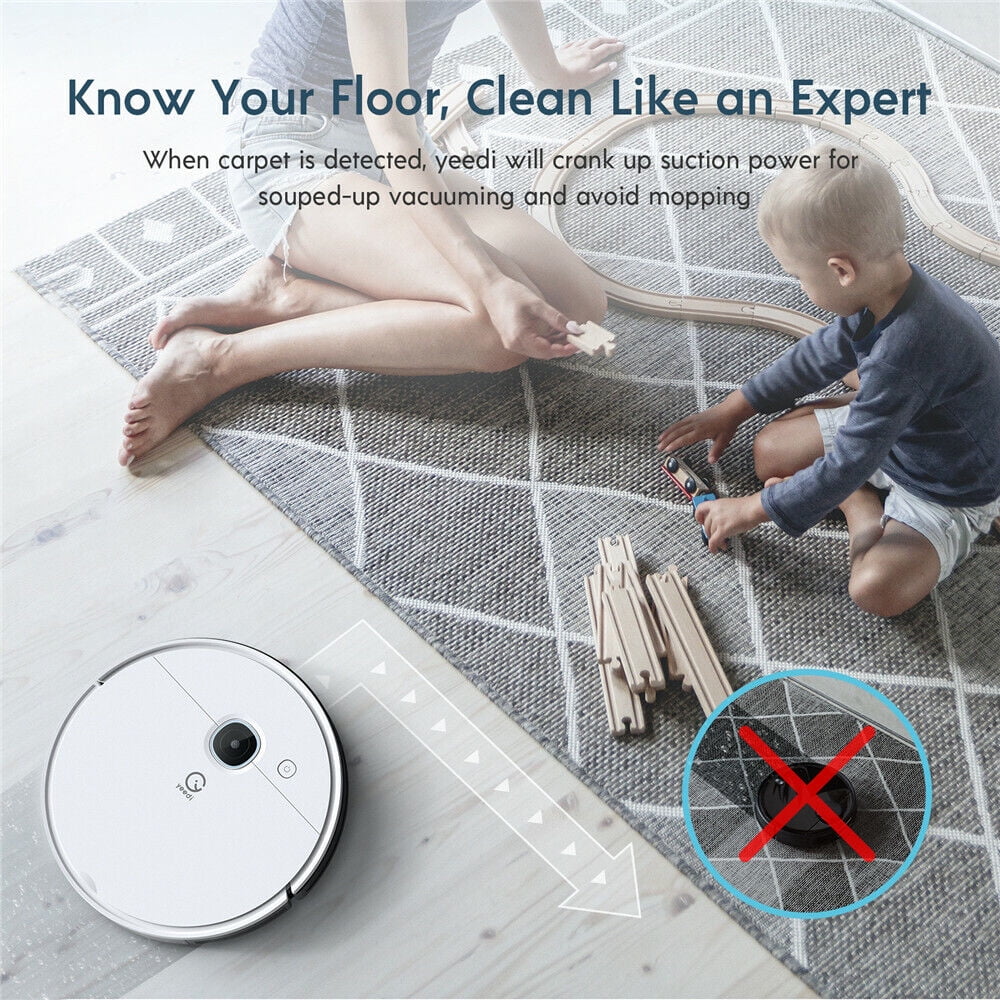Yeedi by ECOVACS Robot Vacuum and Mop with Self Emptying Station 3-in-1 Cleaner and Smart Mapping