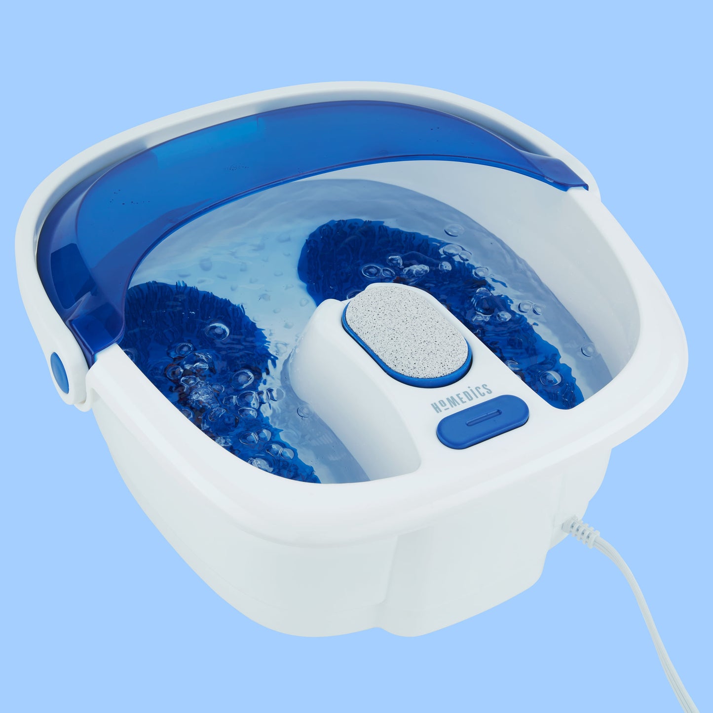 HoMedics Bubble Bliss Elite Heated Foot Spa Bubble Foot Massager