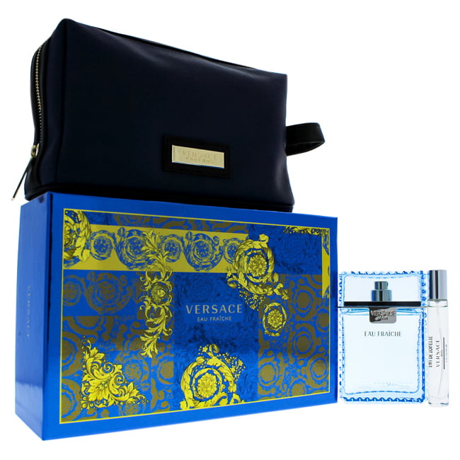 Versace Man Cologne Gift Set for Men, 3 Pieces