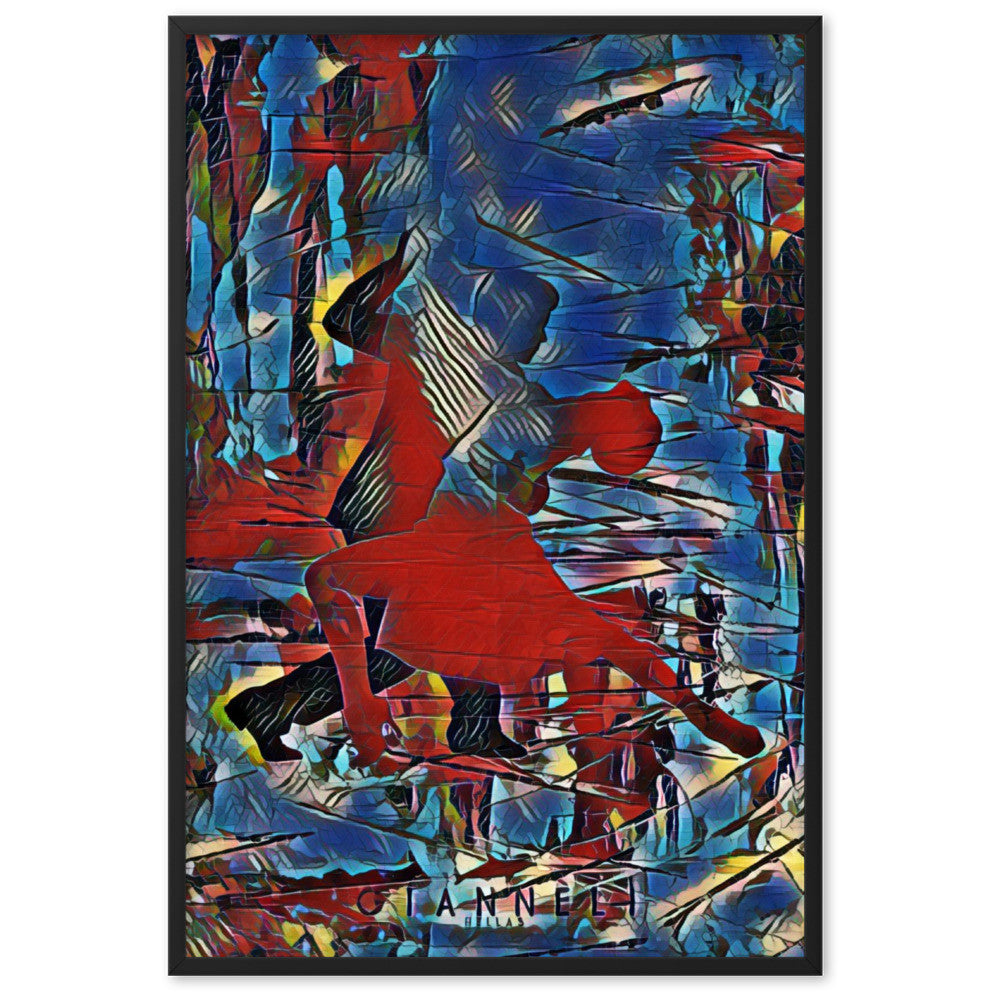 LAST DANCE Framed Matte Paper Poster by Gianneli