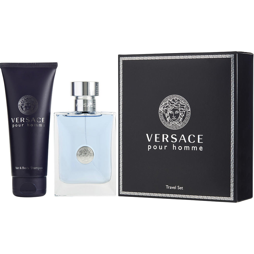 Versace Pour Homme Cologne Gift Set for Men, 2 Pieces