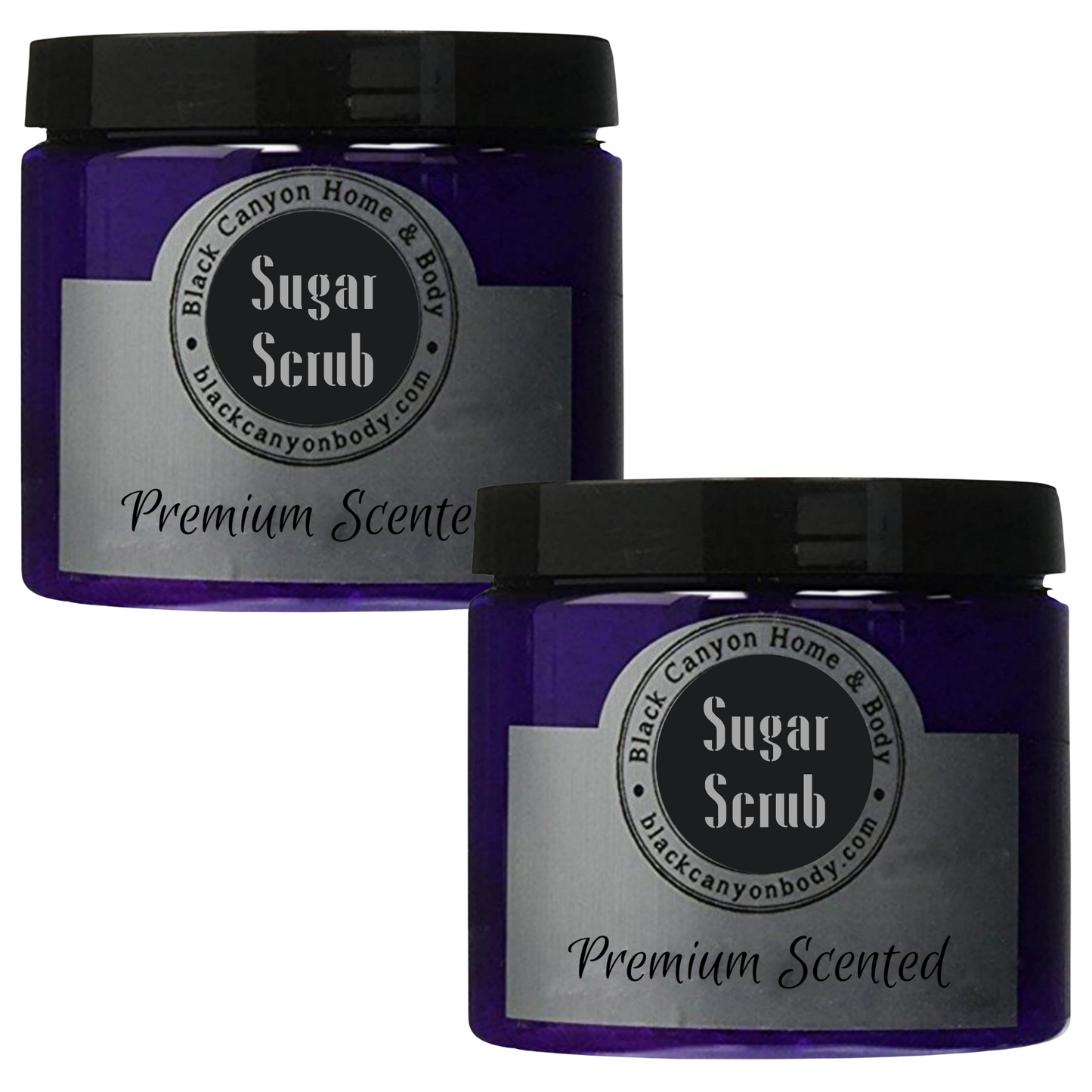 Black Canyon Sandalwood Rose Scented Sugar Scrub, 16 Oz (2 Pack)