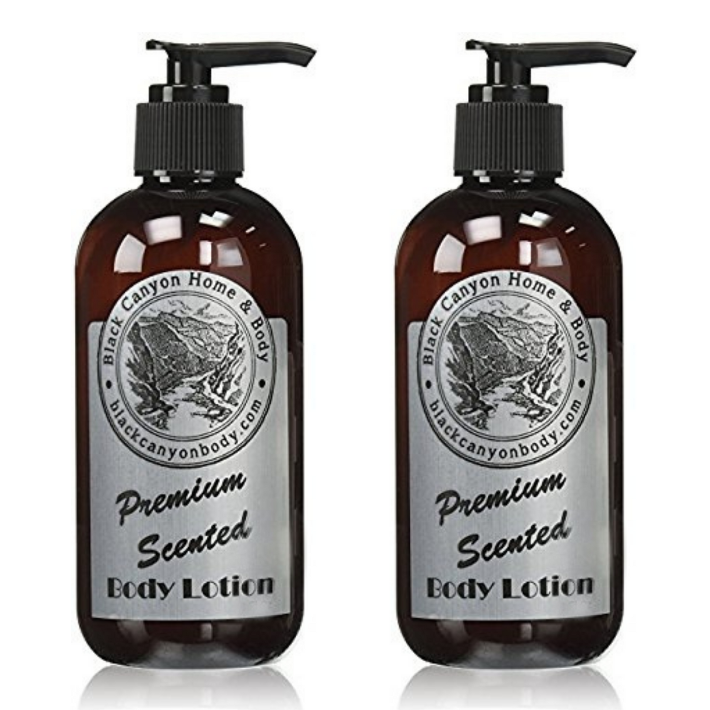 Black Canyon Citrus Jasmine & Rose Scented Luxury Body Lotion With Lanolin and Jojoba Oil, 16 Oz (2 Pack)