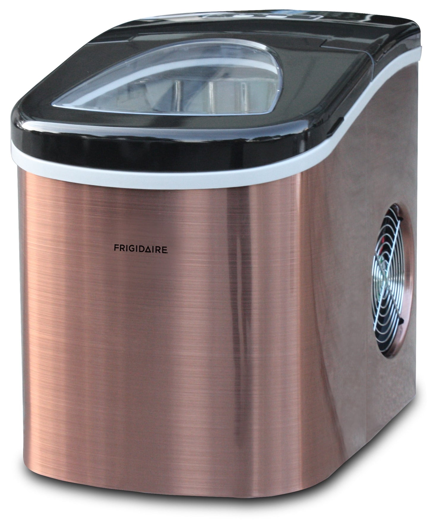 Frigidaire 26 lb. Countertop Icemaker EFIC117-SS-COPPER-COM, Copper Stainless Steel