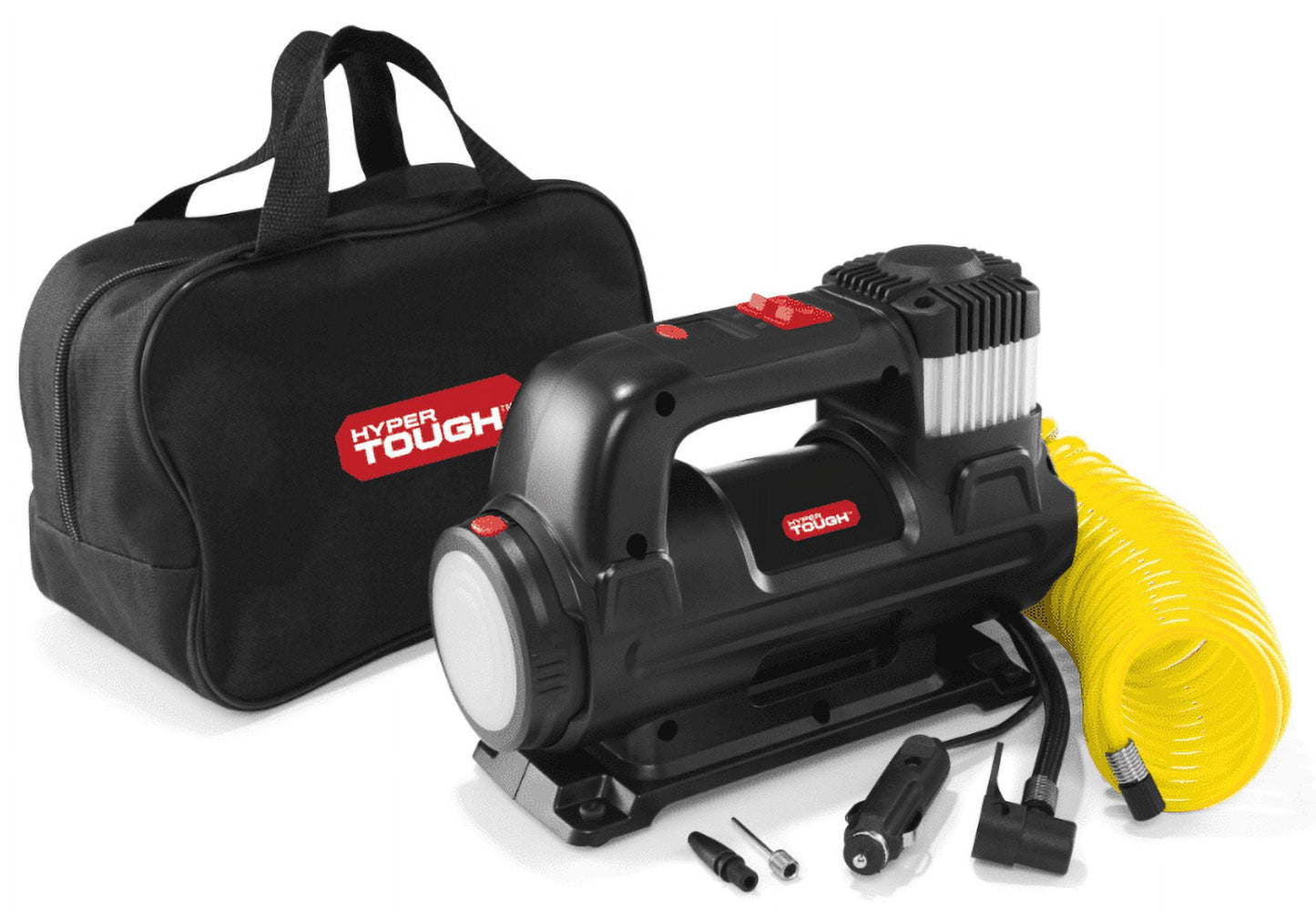 Hyper Tough DC 12V Heavy Duty Direct Drive Digital Tire Inflator with Detachable LED Light