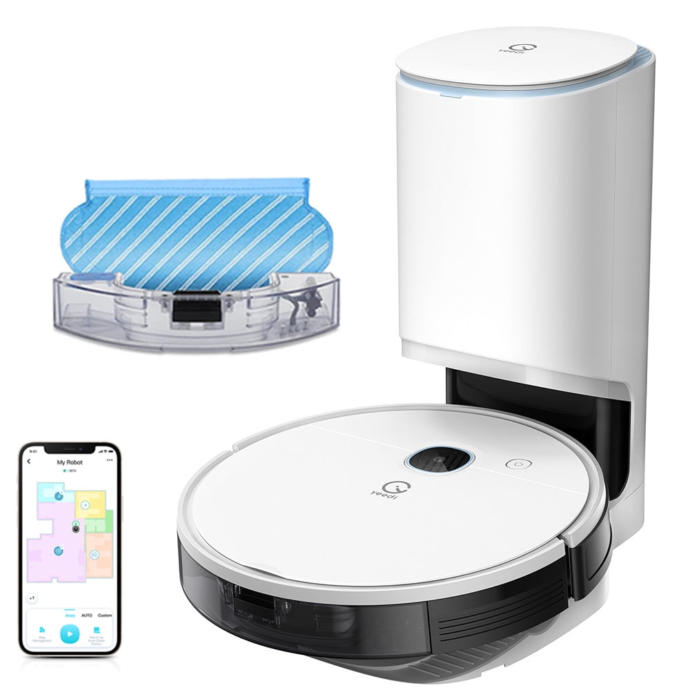 Yeedi by ECOVACS Robot Vacuum and Mop with Self Emptying Station 3-in-1 Cleaner and Smart Mapping
