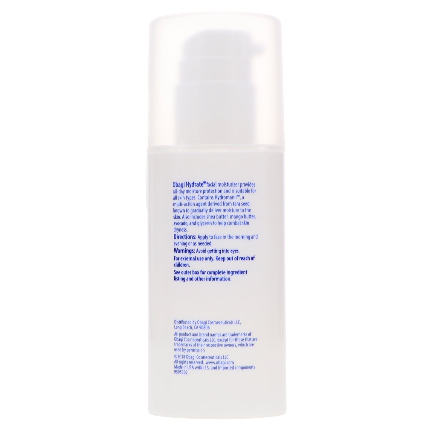 Obagi Hydrate Facial Moisturizer 1.7 oz